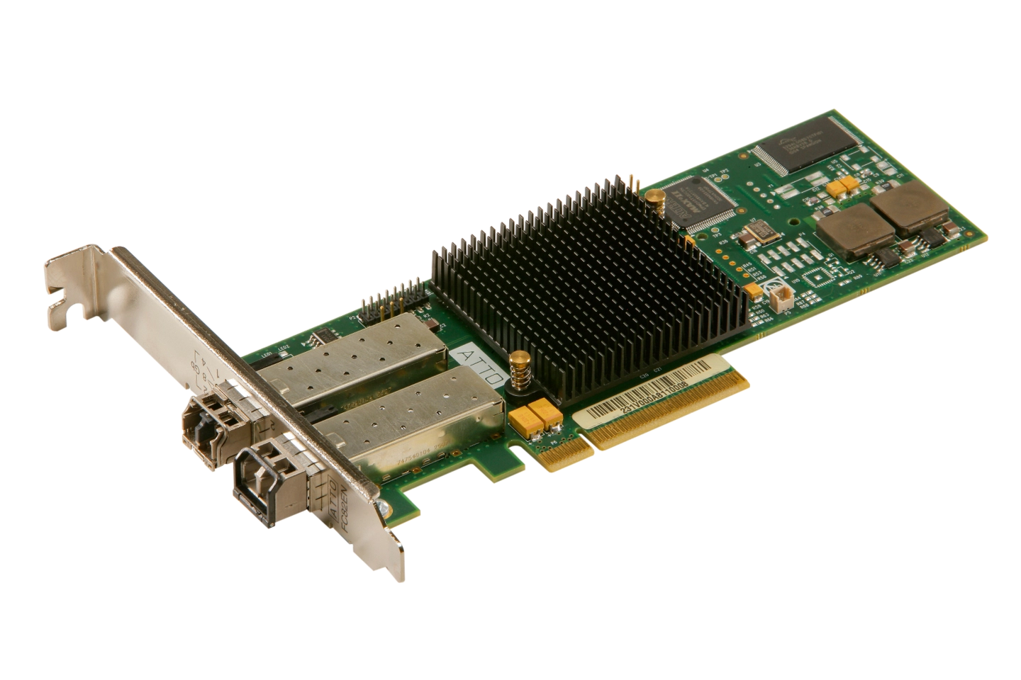 ATTO 8Gb FC 2Ch. PCIe x8 Gen2.0 optical 2x 8Gb Fiber PCIe inkludert SFP