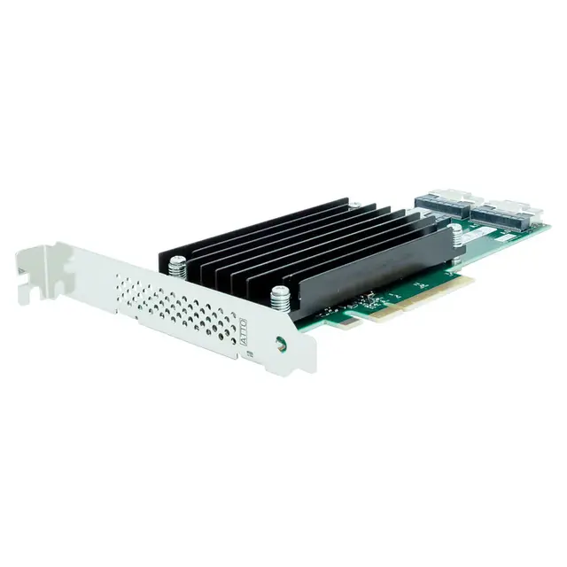 ATTO ExpressSAS H240N 24-Port Internal 24Gb SAS/SATA x8 PCIe 4.0 HBA SFF-8654 