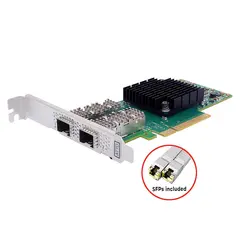ATTO FastFrame N322 Dual 10GbE SmartNIC x8 PCIe 3.0 Low Profile 2x RJ45 SFP+