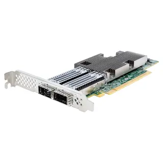 ATTO FastFrame N412 Dual 100GbE SmartNIC x16 PCIe 4.0 Low Profile (QSFP28)