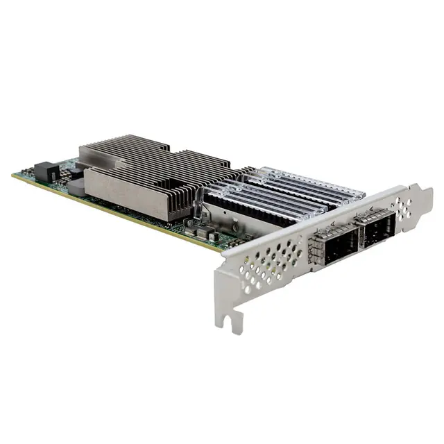ATTO FastFrame N412 Dual 100GbE SmartNIC x16 PCIe 4.0 Low Profile (QSFP28) 