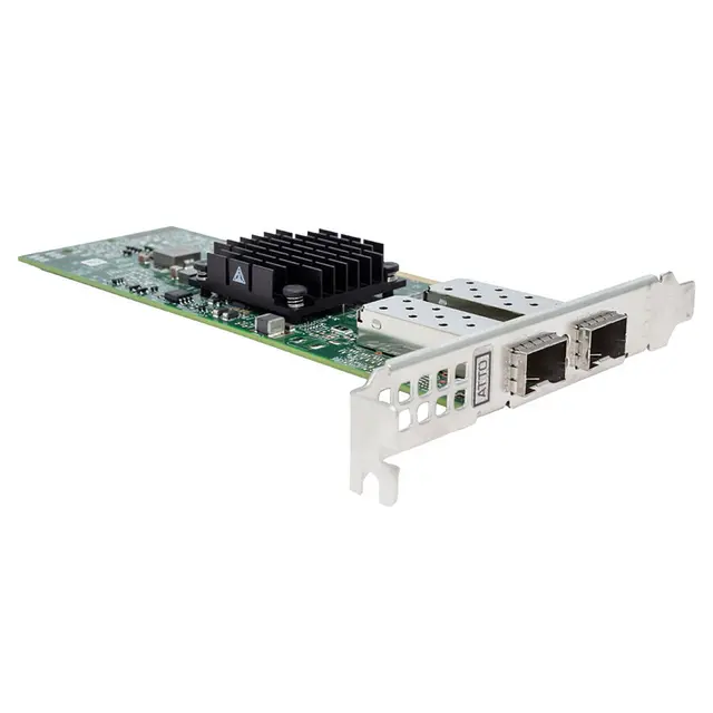ATTO FastFrame N422 Dual 25GbE SmartNIC x8 PCIe 3.0 Low Profile (SFP28) 