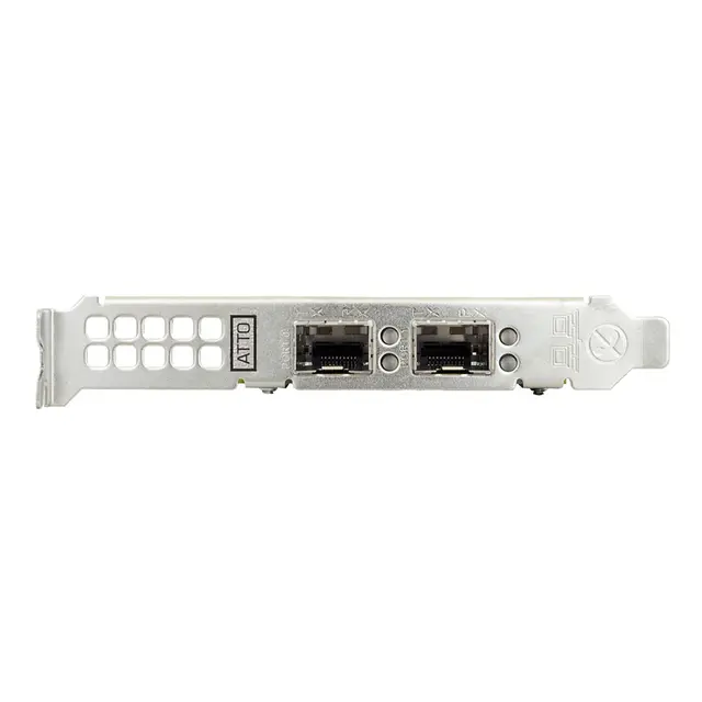 ATTO FastFrame N422 Dual 25GbE SmartNIC x8 PCIe 3.0 Low Profile (SFP28) 