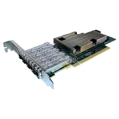 ATTO FastFrame N424 Quad 25GbE SmartNIC x16 PCIe 4.0 Low Profile (SFP28)