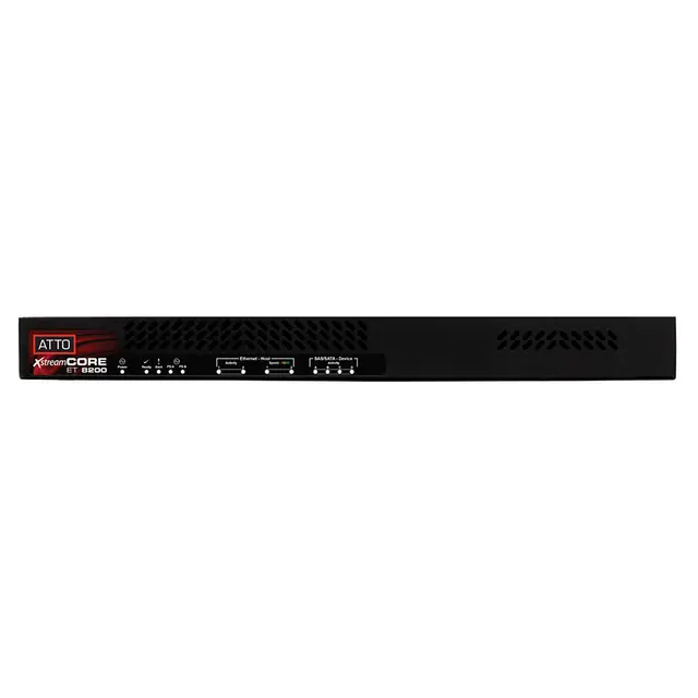 ATTO XstreamCORE Dual 40GbE to 8-port 12Gb SAS/SATA Storage Controller 