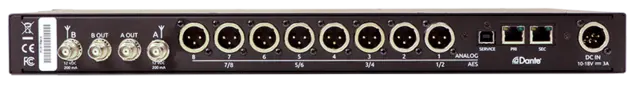 Audio Ltd Rack frame med Dante 4x plasser til dual mottagere 