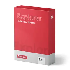 Autocue Explorer software license pack 1-year entitlement