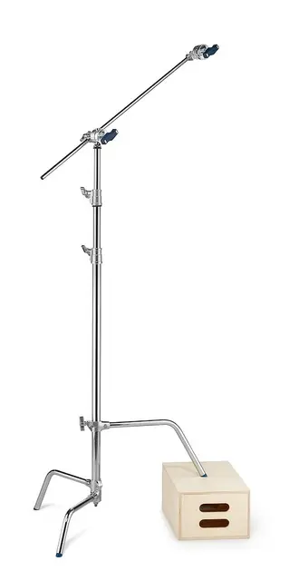 Avenger C-Stand Kit A2033LKIT Chrome Lysstativ Sliding Leg Bomarm Griphead 