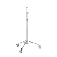 Avenger Roller Stand A5029 Low Base Maks 2,9m 3-fot base med hjul S&#248;lv