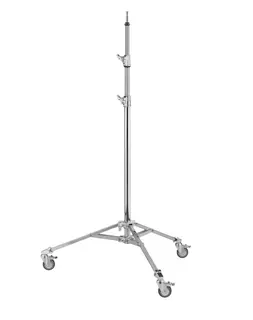 Avenger Roller Stand A5029 Low Base Maks 2,9m 3-fot base med hjul S&#248;lv