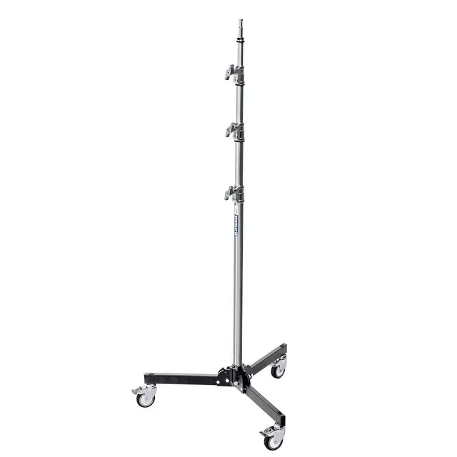 Avenger Roller Stand A5033 Folding Base 3,3m høy søyle 3-fot base med hjul 
