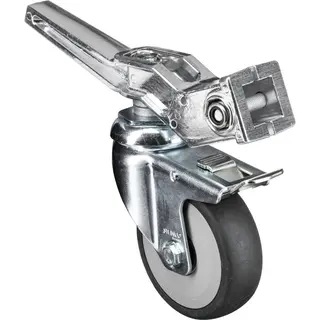 Avenger A9000N Braked Wheels Set S&#248;lv 3stk m/brems 100mm. Til A4050CS stativ