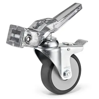 Avenger A9000N Braked Wheels Set S&#248;lv 3stk m/brems 100mm. Til A4050CS stativ
