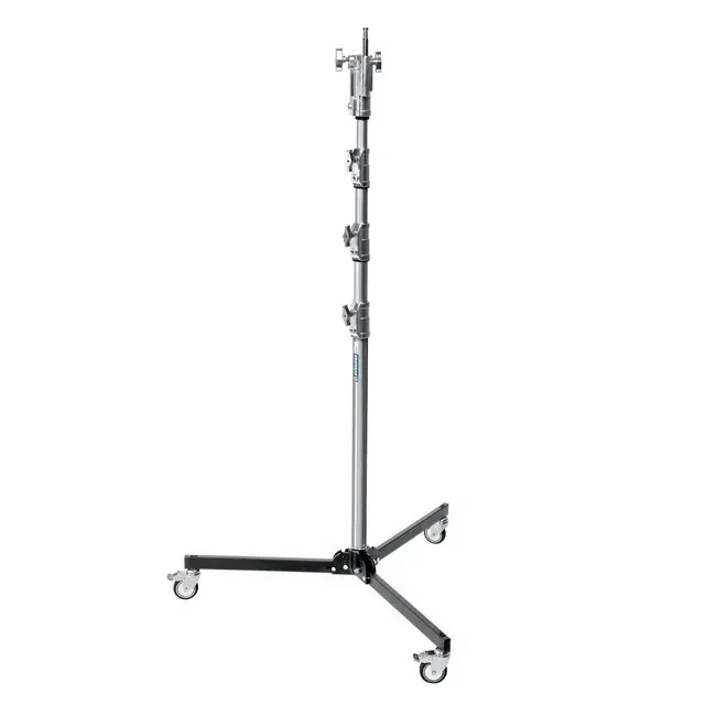 Avenger Roller Stand A5034 Folding Base 3,4m høy søyle 3-fot base med hjul 