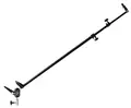 Avenger Teleskopisk Arm D705B Sort Reflektorholder 66 - 185cm