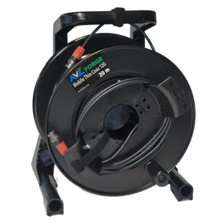 AVL FORGE Mobile Thin SDI Coax Trommel 20m, 12G, 4,2mm tynn SDI Kabel trommel