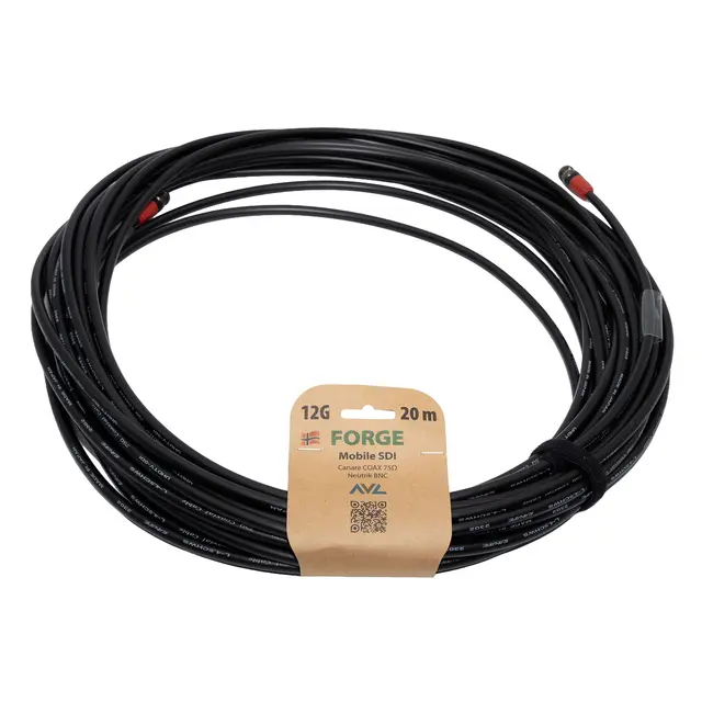 AVL FORGE Mobile SDI Coax 20m 20 meter, 12G, 7mm SDI Kabel 