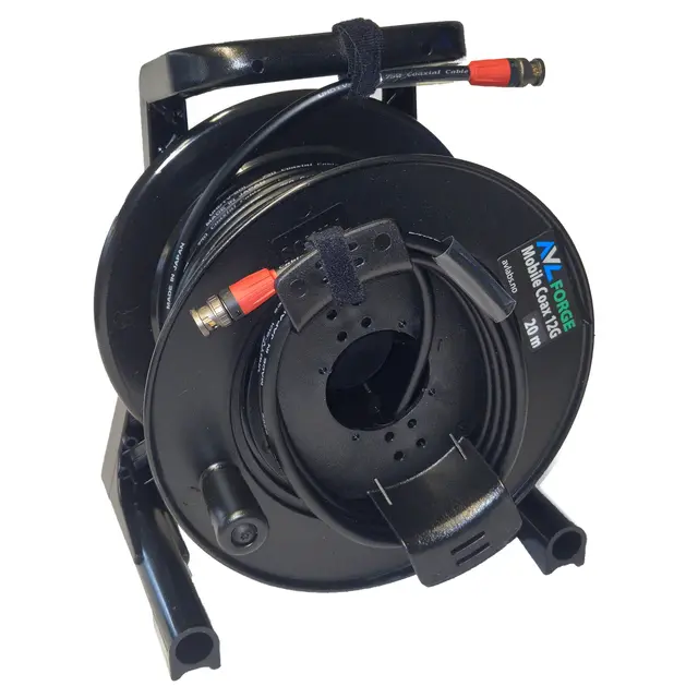 AVL FORGE Mobile SDI Coax på Trommel 20m 20 meter, 12G, 7mm SDI Kabel på tommel 