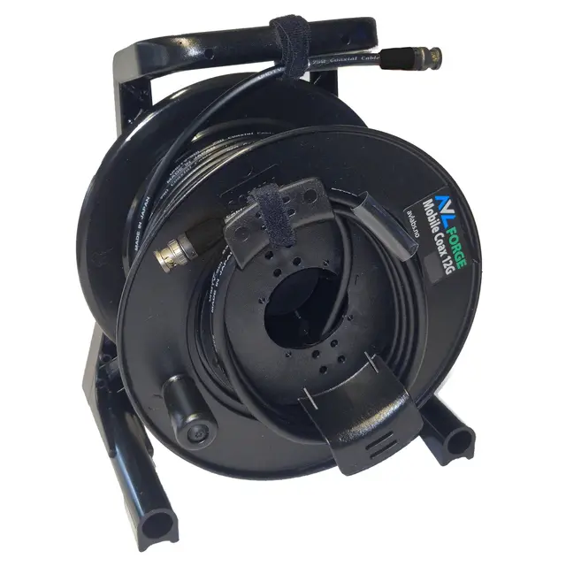 AVL FORGE Mobile SDI Coax på Trommel 25m 25 meter, 12G, 7mm SDI Kabel på tommel 