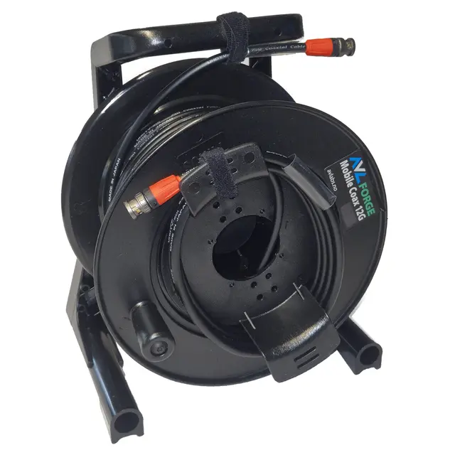 AVL FORGE Mobile SDI Coax på Trommel 30m 30 meter, 12G, 7mm SDI Kabel på tommel 