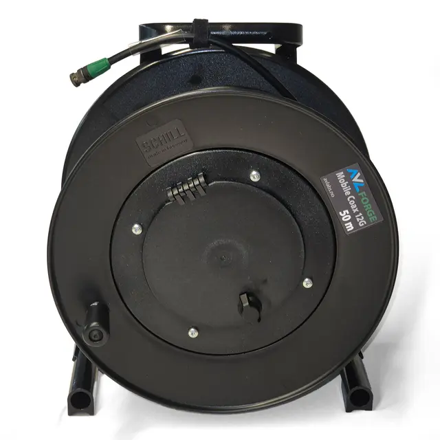 AVL FORGE Mobile SDI Coax på Trommel 50m 50 meter, 12G, 7mm SDI Kabel på tommel 