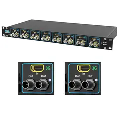 AVL Convert 8 HDMI/SDI 3G 19&quot; Rack + 2 Moduler HDMI/SDI 3G