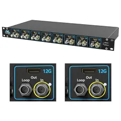 AVL Convert 8 SDI/HDMI 12G 19&quot; Rack + 2 Moduler SDI/HDMI 12G
