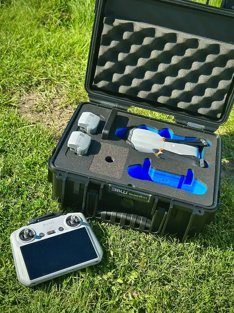 B&W Outdoor Cases Type 3000 For DJI Air 3. Black 