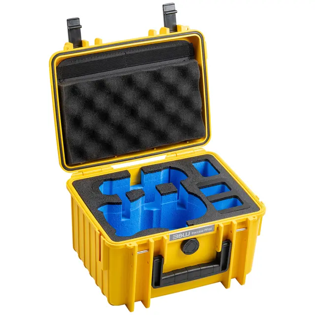 B&W Outdoor Cases Type 2000 For DJI Mini 5 Pro. Yellow 