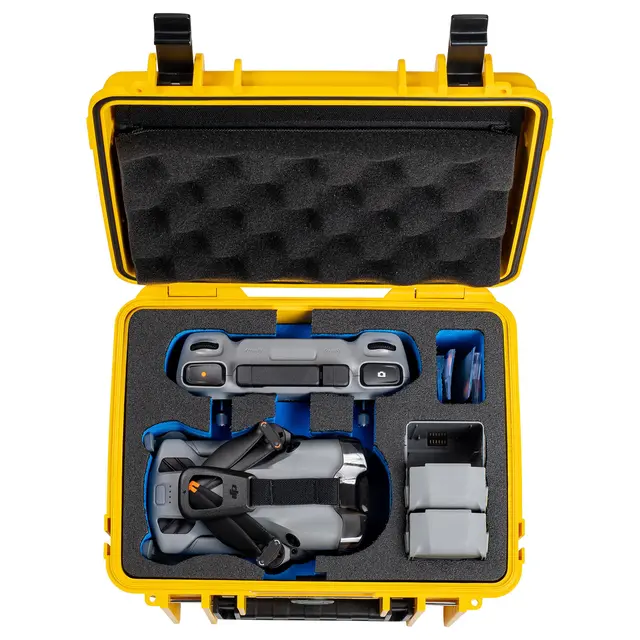 B&W Outdoor Cases Type 2000 For DJI Mini 5 Pro. Yellow 