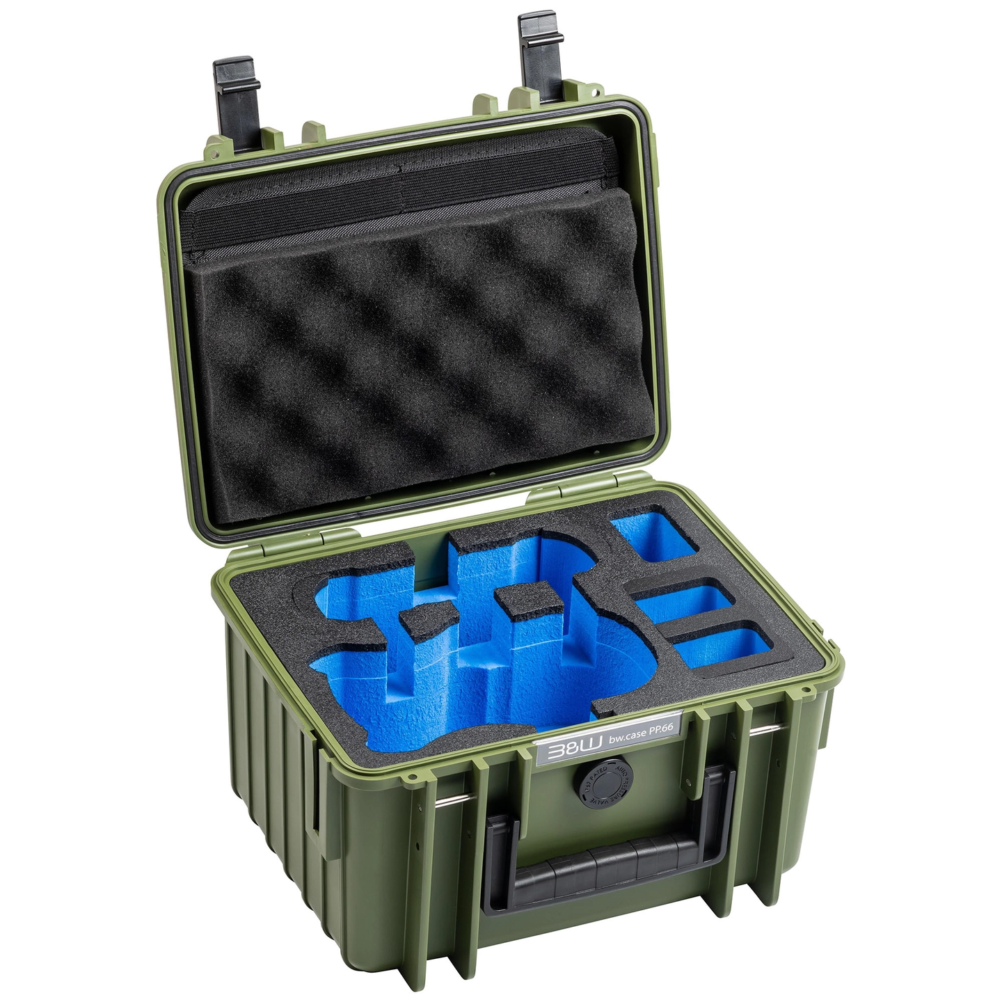 B&W Outdoor Cases Type 2000 For DJI Mini 5 Pro. Bronze Green