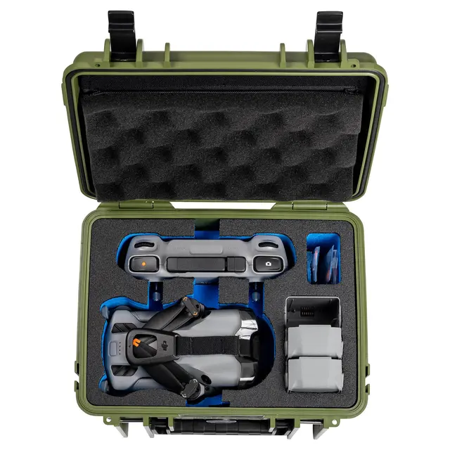 B&W Outdoor Cases Type 2000 For DJI Mini 5 Pro. Bronze Green 