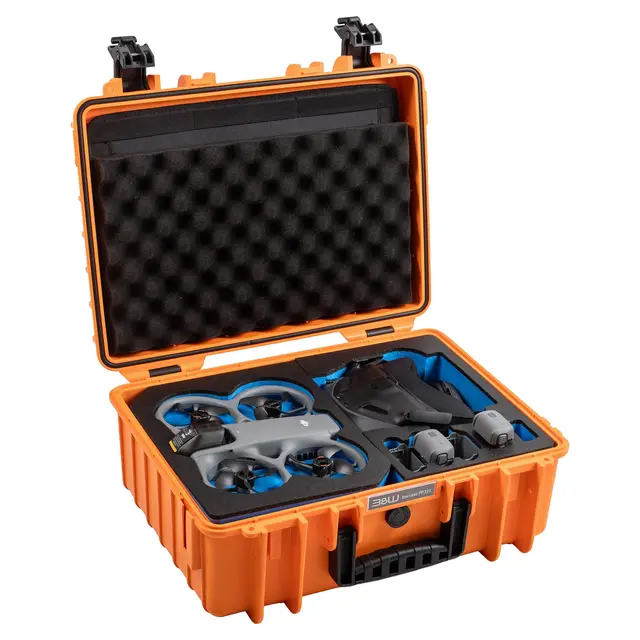 B&W Outdoor Cases Type 5000 For DJI Avata360. Orange 