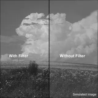 B+W Filter 022 Gul MRC F-Pro Sort-hvitt filter - Light Yellow