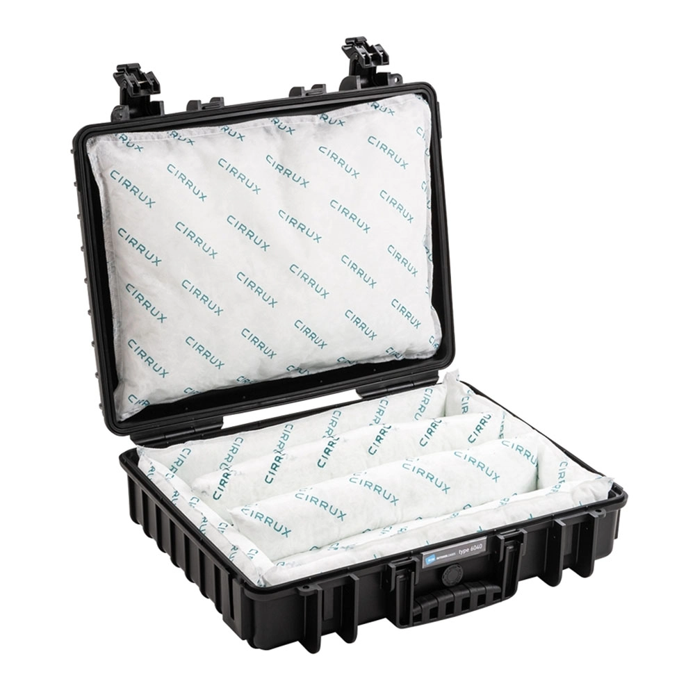 B&W Outdoor Case Type 6040 Li-Ion Carry&Store W. Cirrux Inlay Cx/2