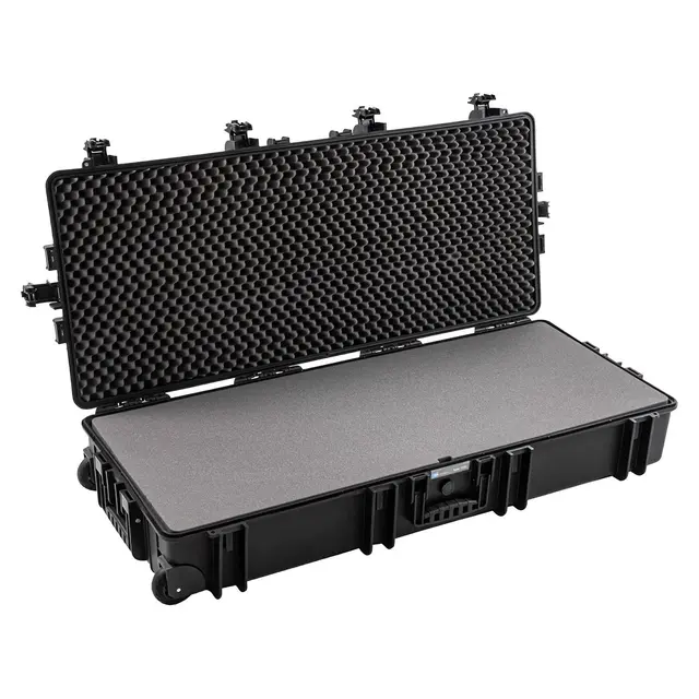 B&W Outdoor Case Type 7200 Black Med skum 