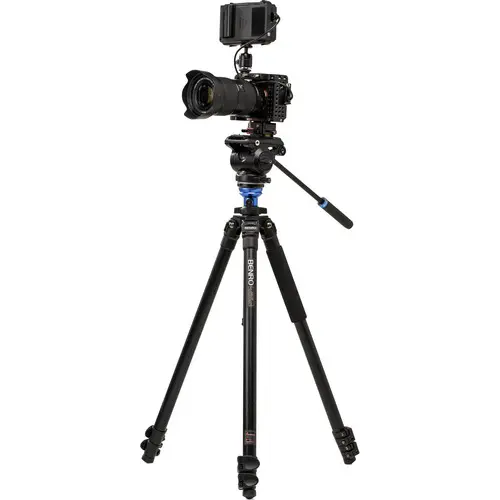Benro A2573F Alu Video Kit Viedeostativ m/ S4PRO videohode 