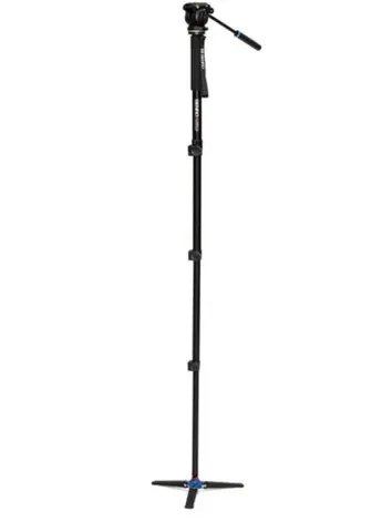 Benro A38F Alu Monopod Kit+ S2PRO Head Flip Leg Locks, S2PRO Head, 3 Leg Base