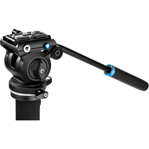 Benro A38F Alu Monopod Kit+ S2PRO Head Flip Leg Locks, S2PRO Head, 3 Leg Base 