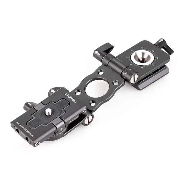Benro ARCASMART360 Dual Multifuntion QR Vippbar festeplate m/ tlf holder. Arca 