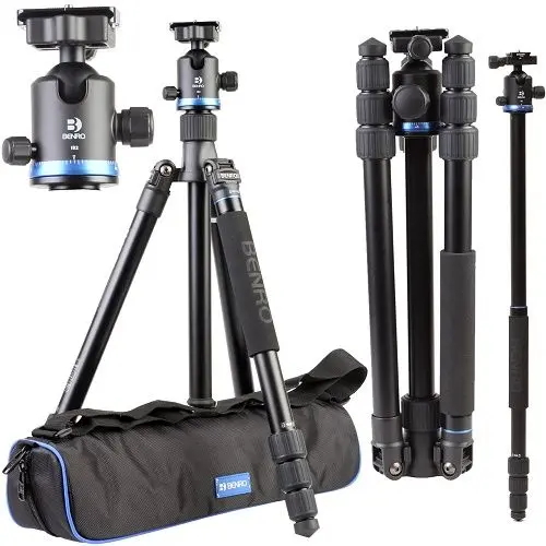 Benro iFOTO Alu. Tripod Kit + IB2 head Fotostativ med kulehode. Aluminium 
