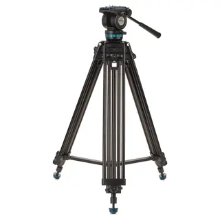 Benro KH25PC Video Tripod Kit m/hode Videostativ kit. Aluminium. Maks 1,56 m