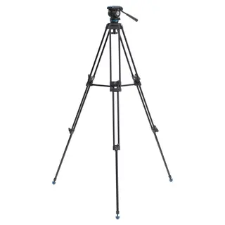 Benro KH25PC Video Tripod Kit m/hode Videostativ kit. Aluminium. Maks 1,56 m