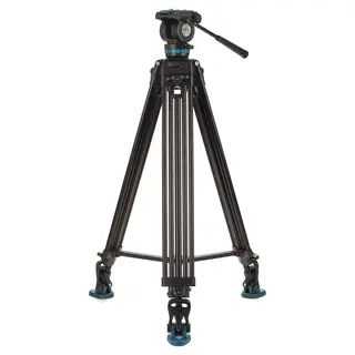 Benro KH26PC Video Tripod Kit m/hode Videostativ kit. Aluminium. Maks 1,84 m