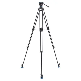 Benro KH26PC Video Tripod Kit m/hode Videostativ kit. Aluminium. Maks 1,84 m