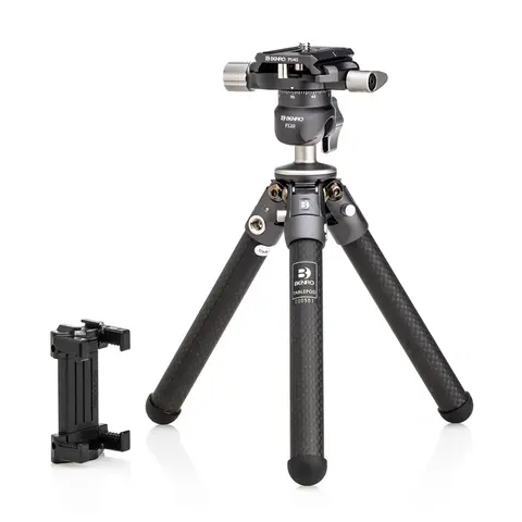 Benro SpiderMan TablePod Tripod Kit Med kulehode, QR-plate og telefonadapter