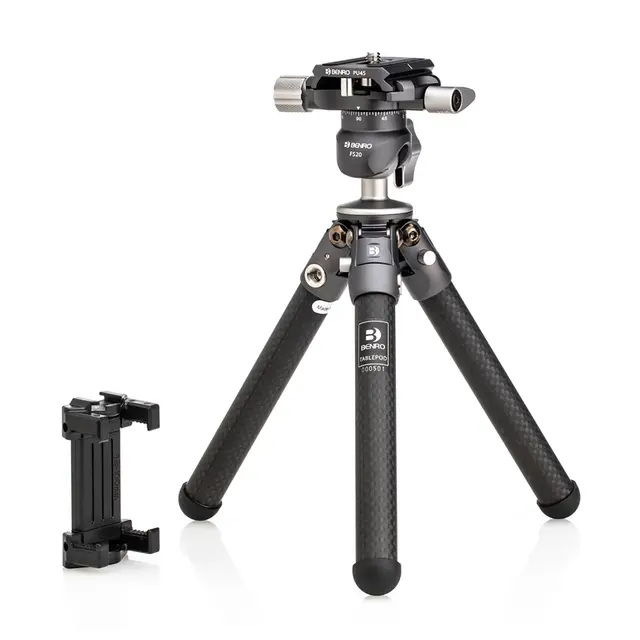 Benro SpiderMan TablePod Tripod Kit Med kulehode, QR-plate og telefonadapter 