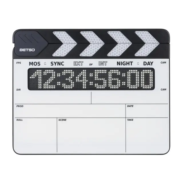 Betso WTCS-1 Time Code Slate Wireless lightweight and durable design 