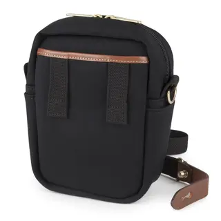 Billingham Compact Stowaway Black Canvas/Tan