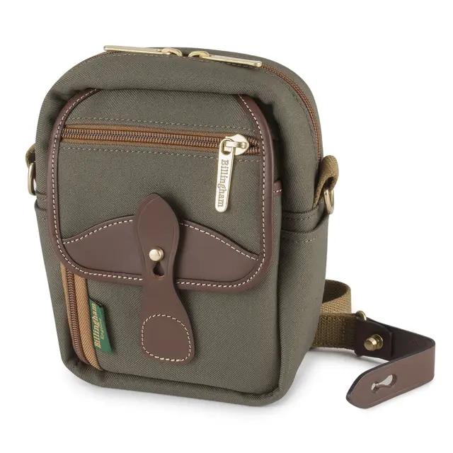 Billingham Compact Stowaway Sage Fibernyte/Chocolate 